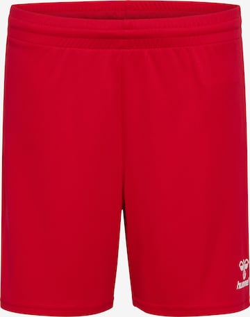 Hummel Workout Pants in Red: front