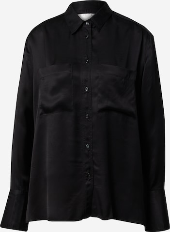 REPLAY Bluza | črna barva: sprednja stran