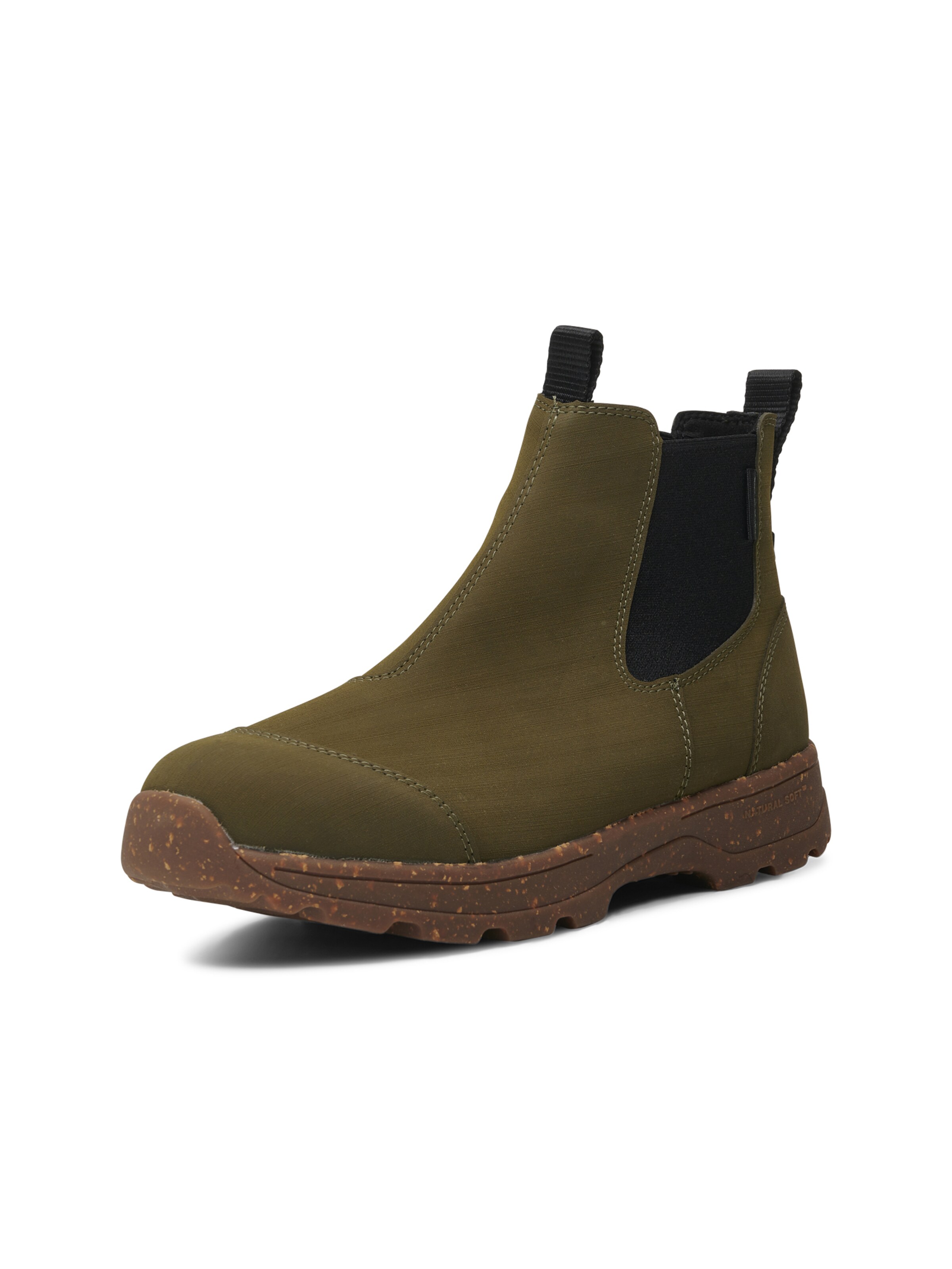 WODEN Chelsea Boots i grøn: forside