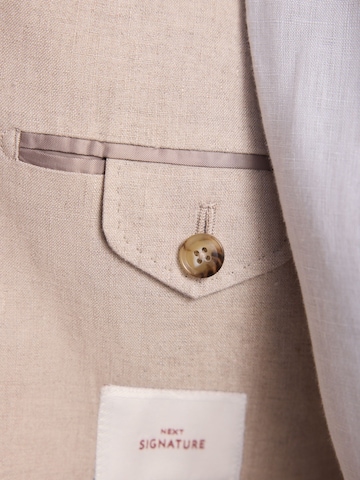 Next Слим Деловой пиджак в Бежевый