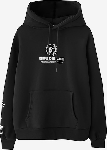 Pull&Bear Sweatshirt in Schwarz: predná strana