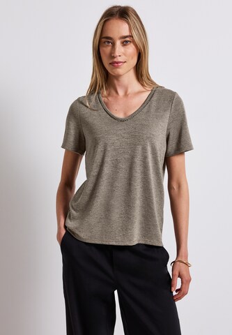 STREET ONE Shirt in Brown: front