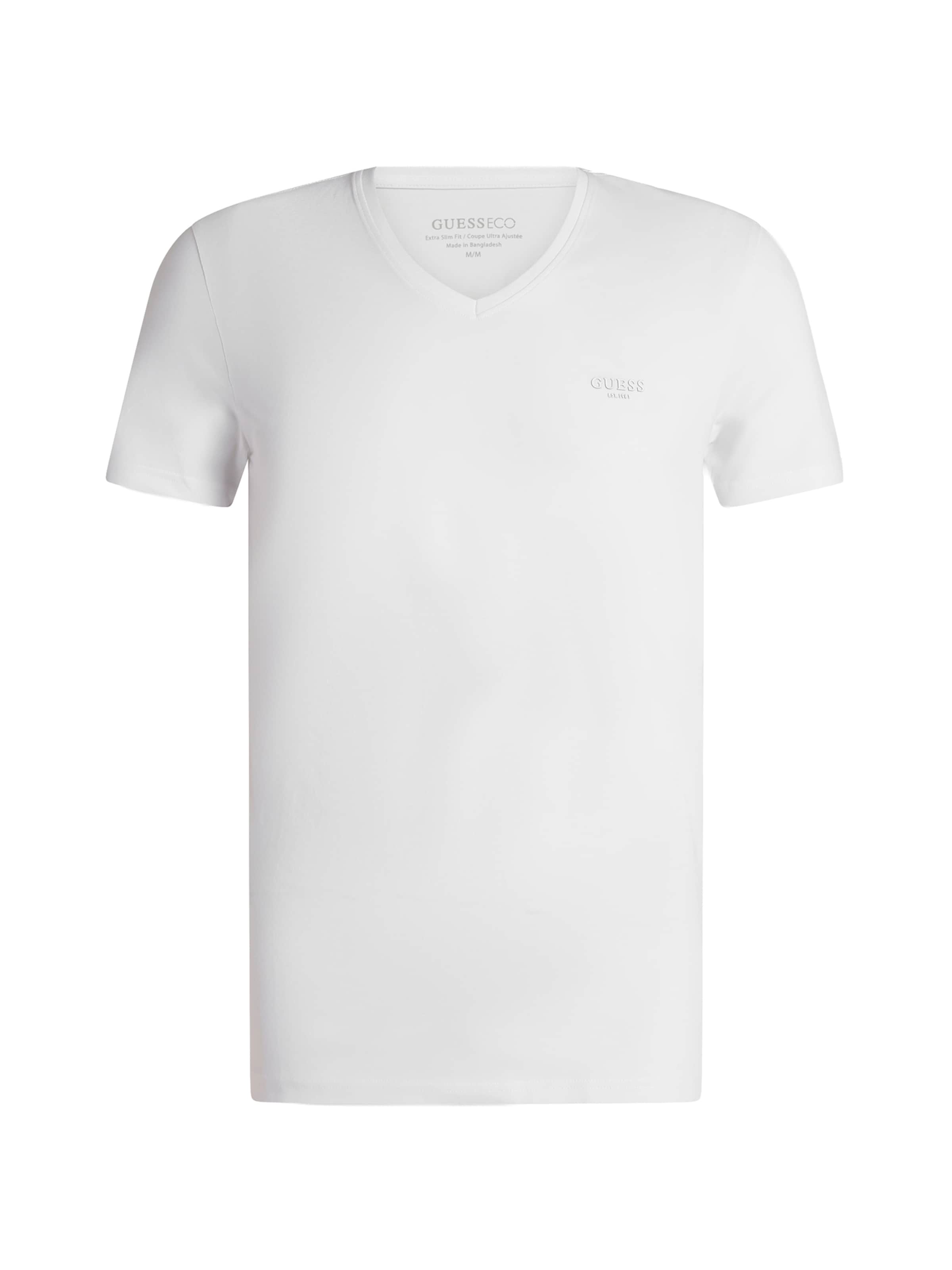 GUESS Shirt 'CORE' in White: front