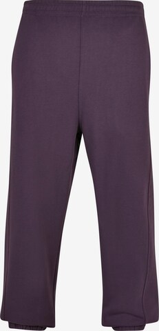 Urban Classics Tapered Trousers in Purple: front