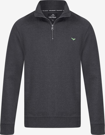 Threadbare Sweatshirt 'Patrick' in Grey: front