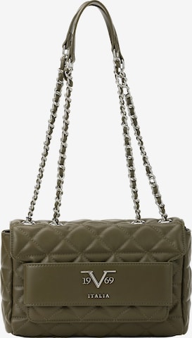 19V69 ITALIA Чанта с презрамки 'Gaia Silver' в зелено: отпред