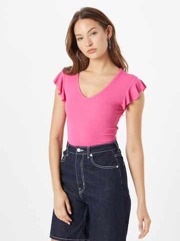 rožinė ONLY Marškinėliai 'BELIA': priekis