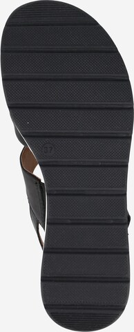 CAPRICE Sandal i svart