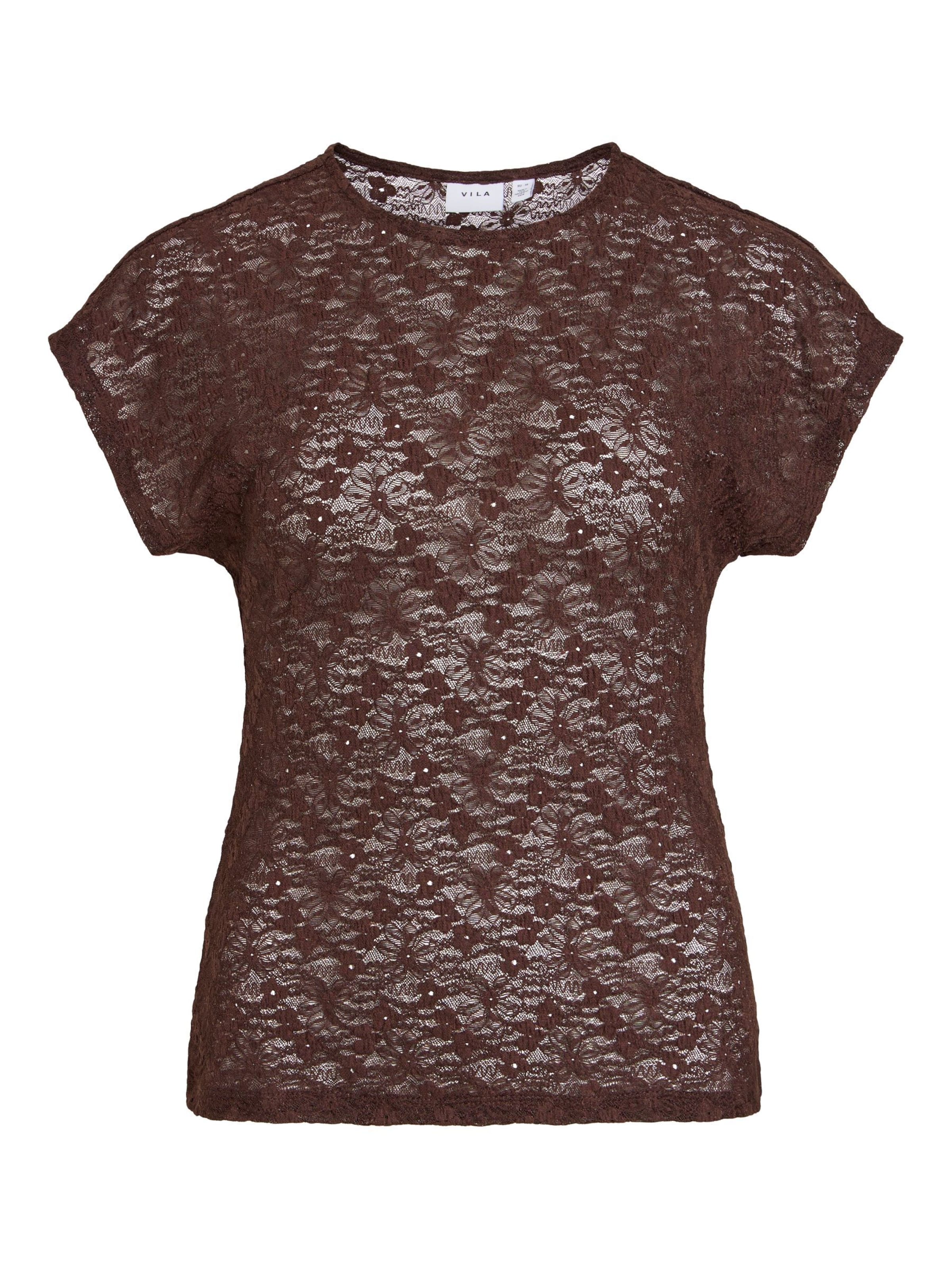 VILA - Camiseta 'VIFay' en marrón: frente