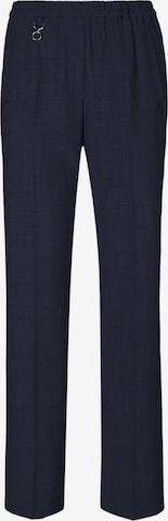 Goldner Trousers with creases 'Louisa' in Blue: front