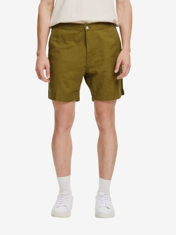 ESPRIT Regular Pants in Green: front