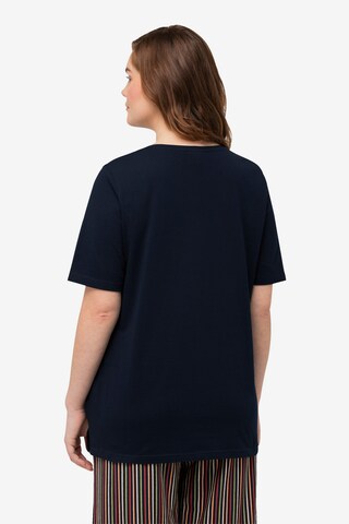 Ulla Popken Pajama Shirt in Blue