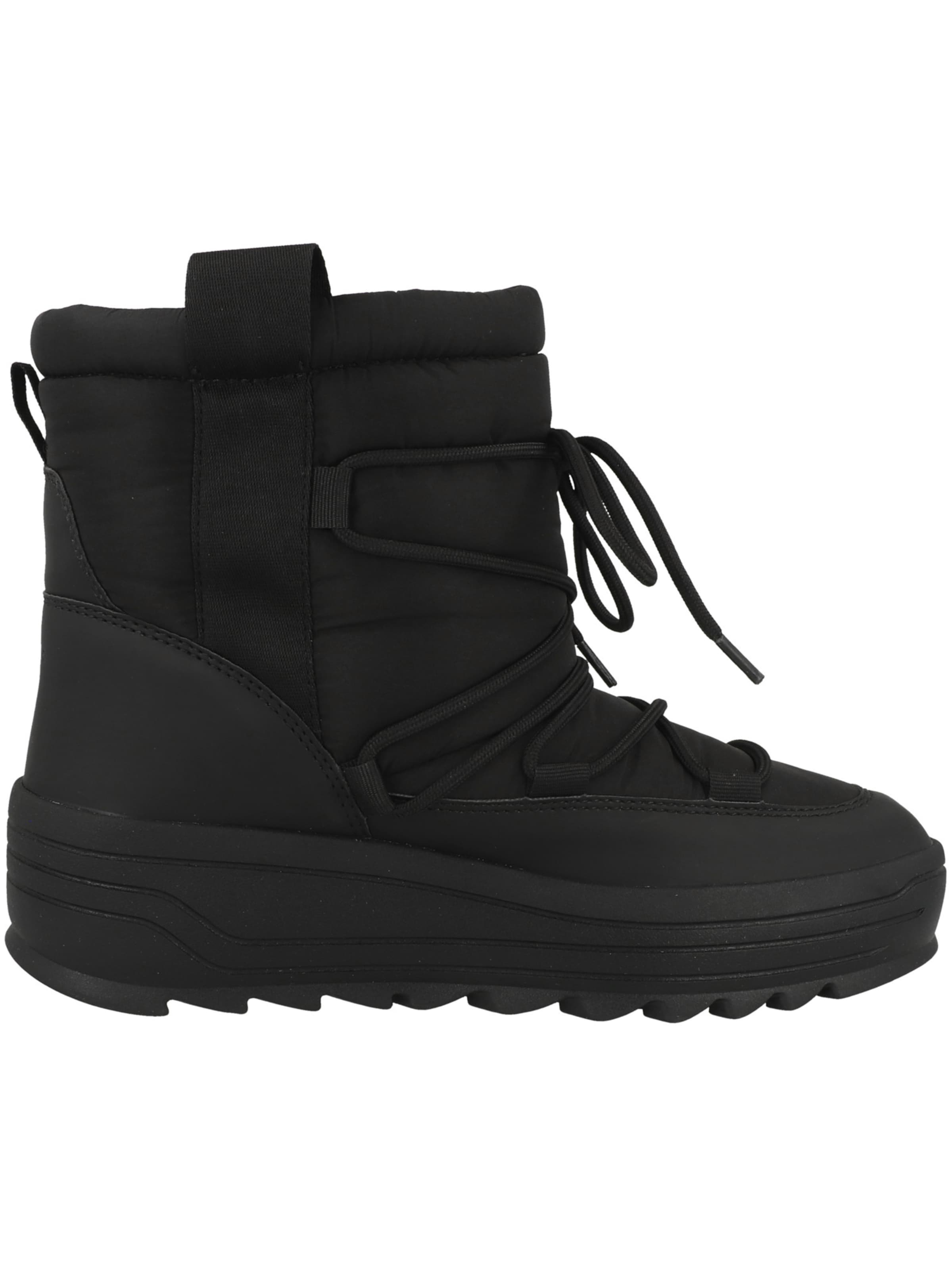 GEOX Сапоги на шнуровке в Черный