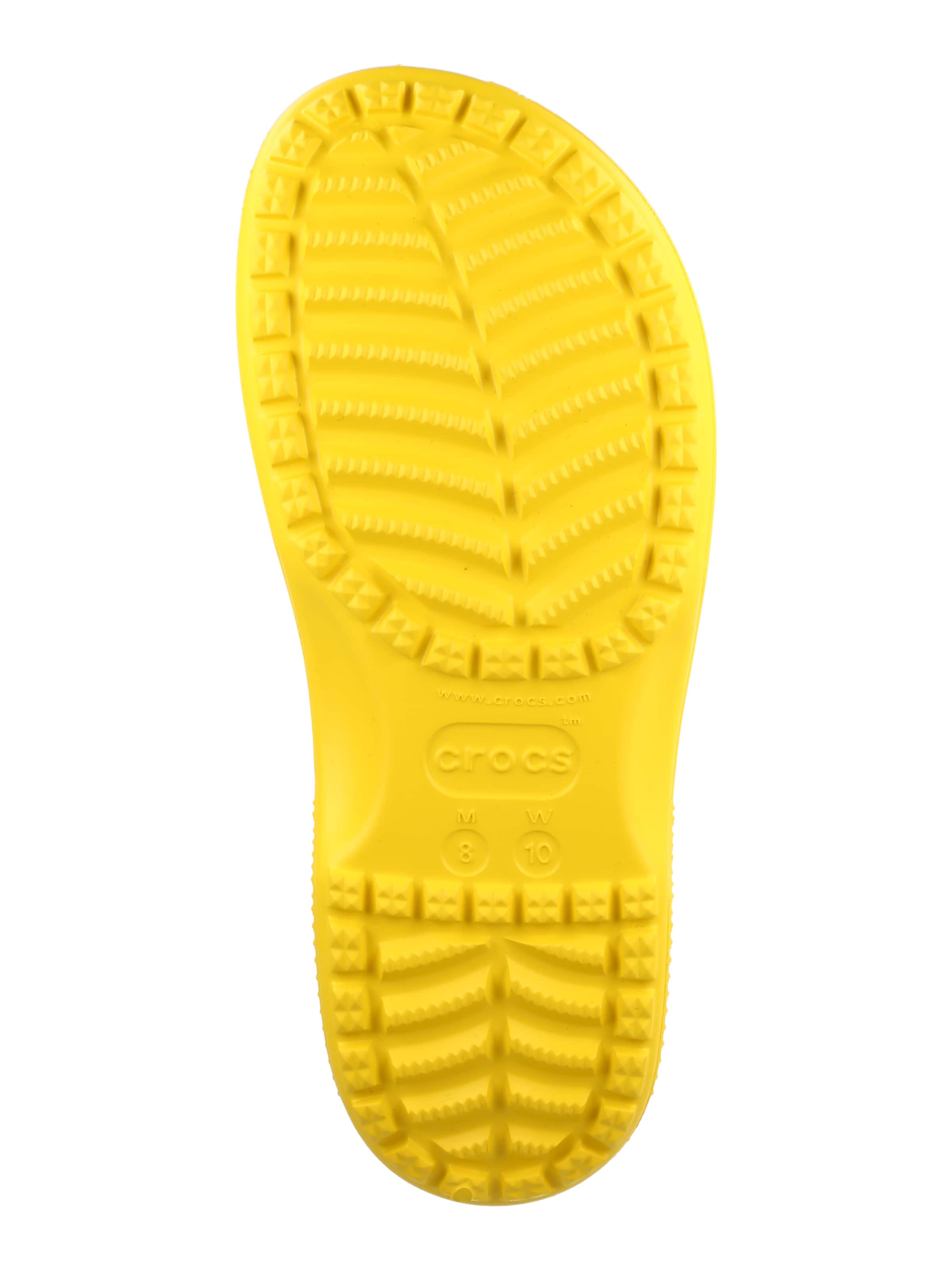 Bottes en caoutchouc Crocs en jaune