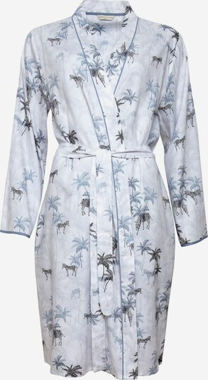Cyberjammies Robe de chambre 'Molly Zebra' en bleu-gris / noir / blanc, Vue avec produit