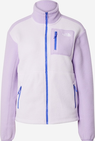 THE NORTH FACE - Casaco de velo funcional 'YUMIORI' em roxo: frente