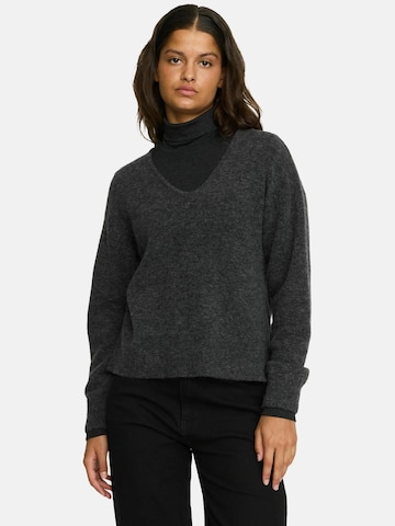 Pull-over 'Allison' Soft Rebels en gris : devant