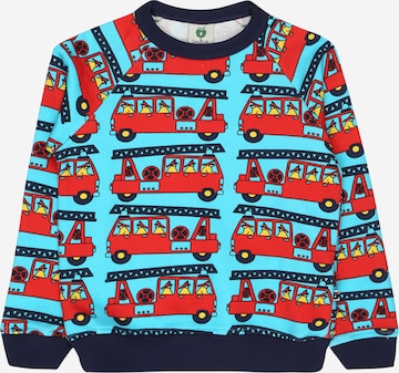 Småfolk Sweatshirt 'Firetruck' in Blauw: voorkant