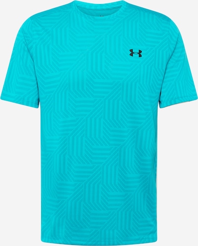 UNDER ARMOUR T-Shirt fonctionnel 'Vent Geotessa' en turquoise / noir, Vue avec produit
