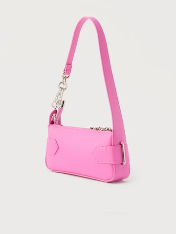 Geantă de umăr de la Juicy Couture pe roz: spate