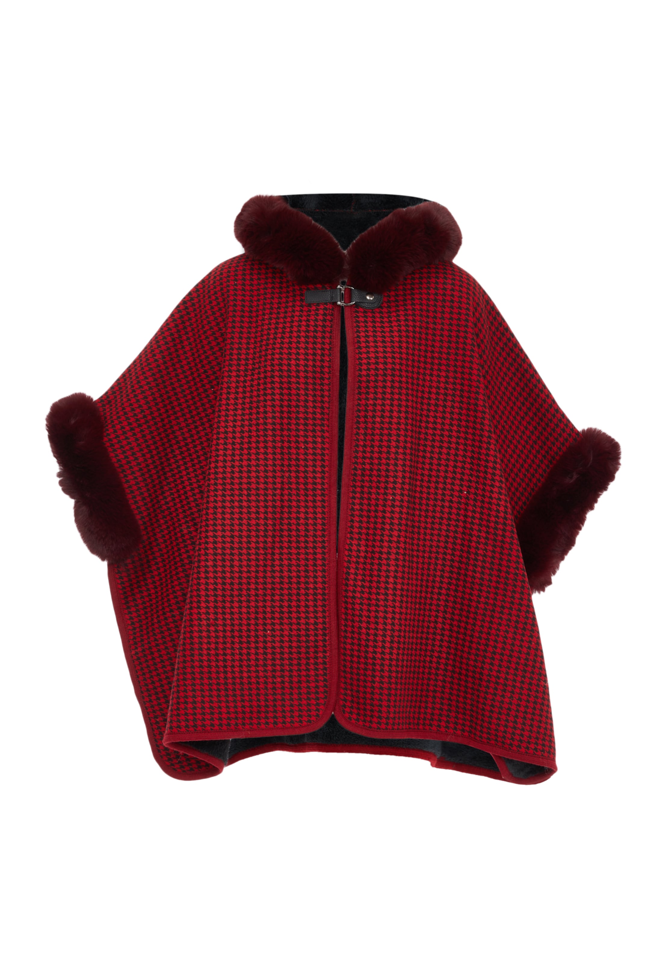 FRAULLY Кейп в Красный: спереди