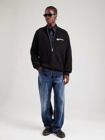 KARL LAGERFELD JEANS Cardigan i sort