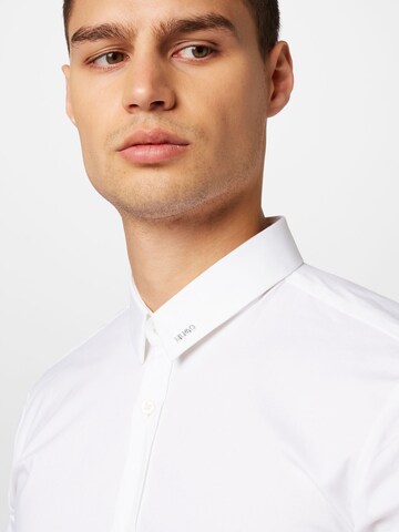 HUGO Regular fit Button Up Shirt 'Ero' in White