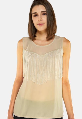 TOOche Blouse 'Capri' in Beige: front