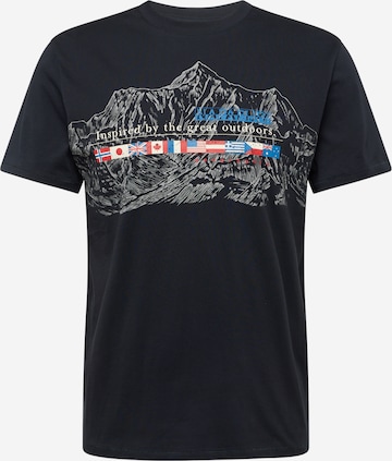 NAPAPIJRI Shirt 'TURIN 1' in Zwart: voorkant