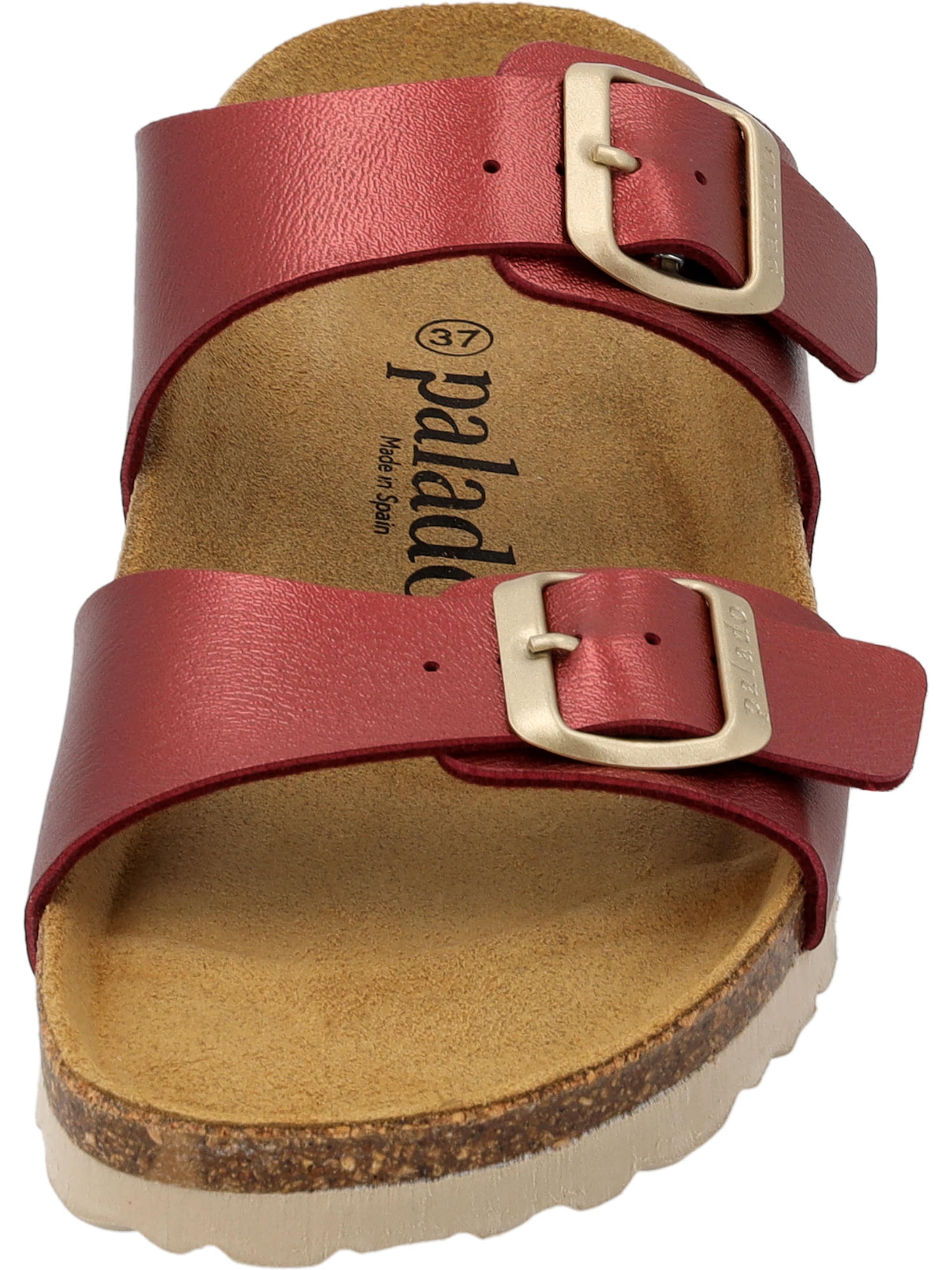 Palado - Zapatos abiertos 'Palado Samos Metallic' en rojo