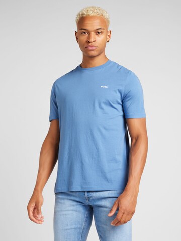 HUGO T-Shirt 'Dero222' in Blau: Vorderseite