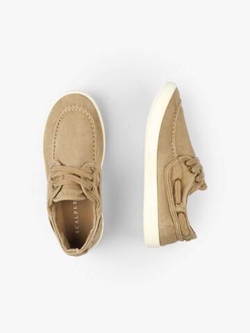 Scalpers Sneaker 'BOAT' i brun