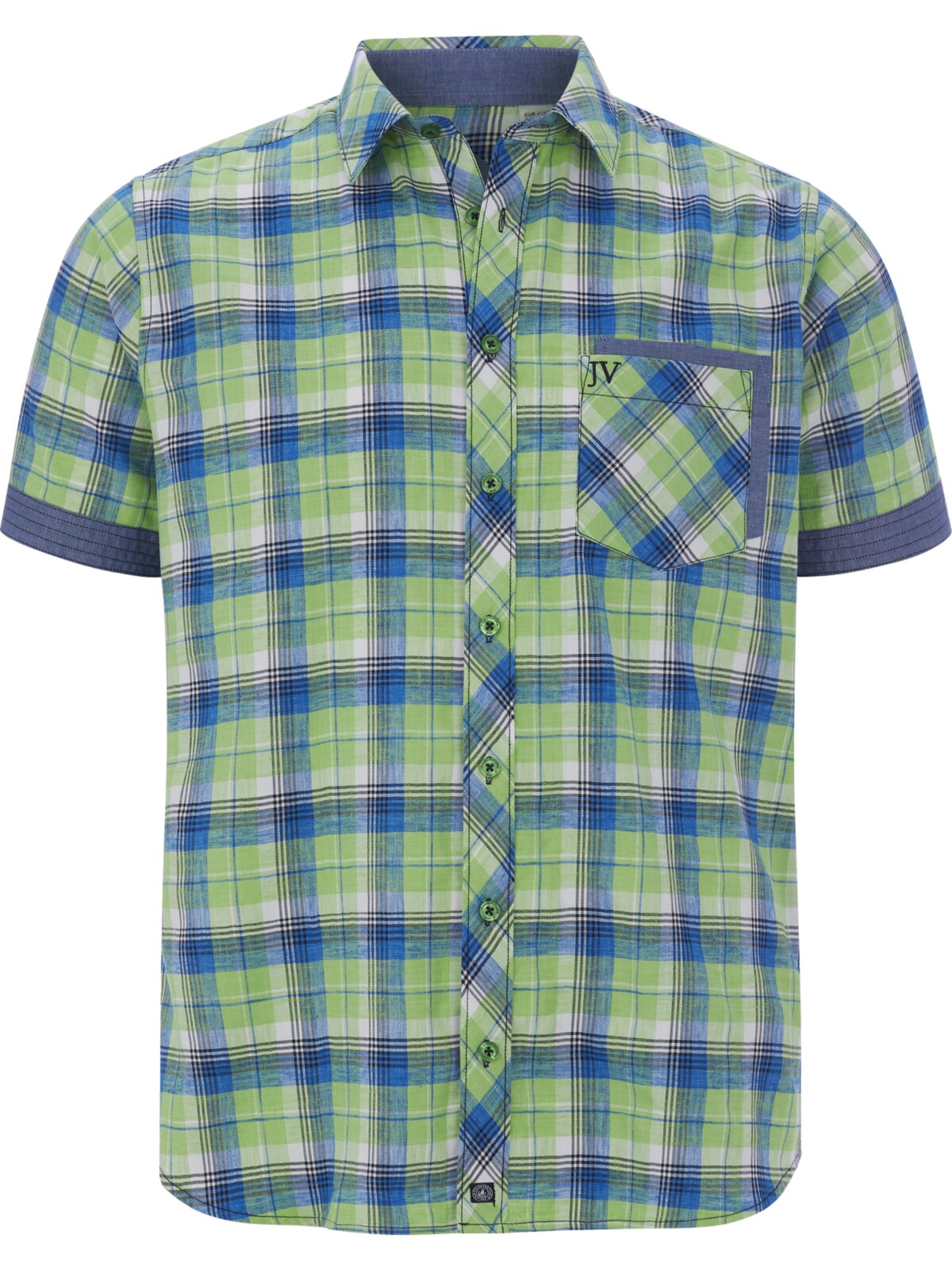 Jan Vanderstorm Comfort Fit Hemd 'Haaker' in Grün: Vorderseite