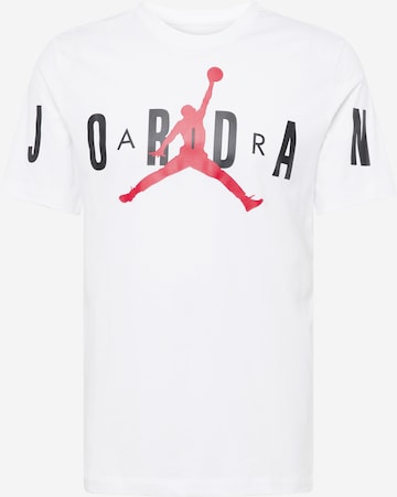 Jordan Λειτουργικό μπλουζάκι σε λευκό: μπροστά