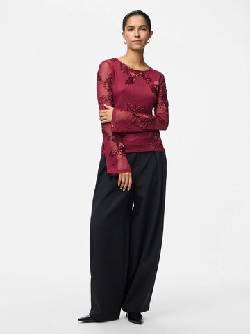 Camicia da donna 'PCOffia' di PIECES in rosso