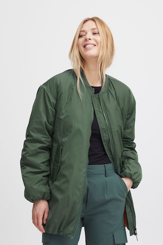 b.young Between-Season Jacket 'camini' in Green: front