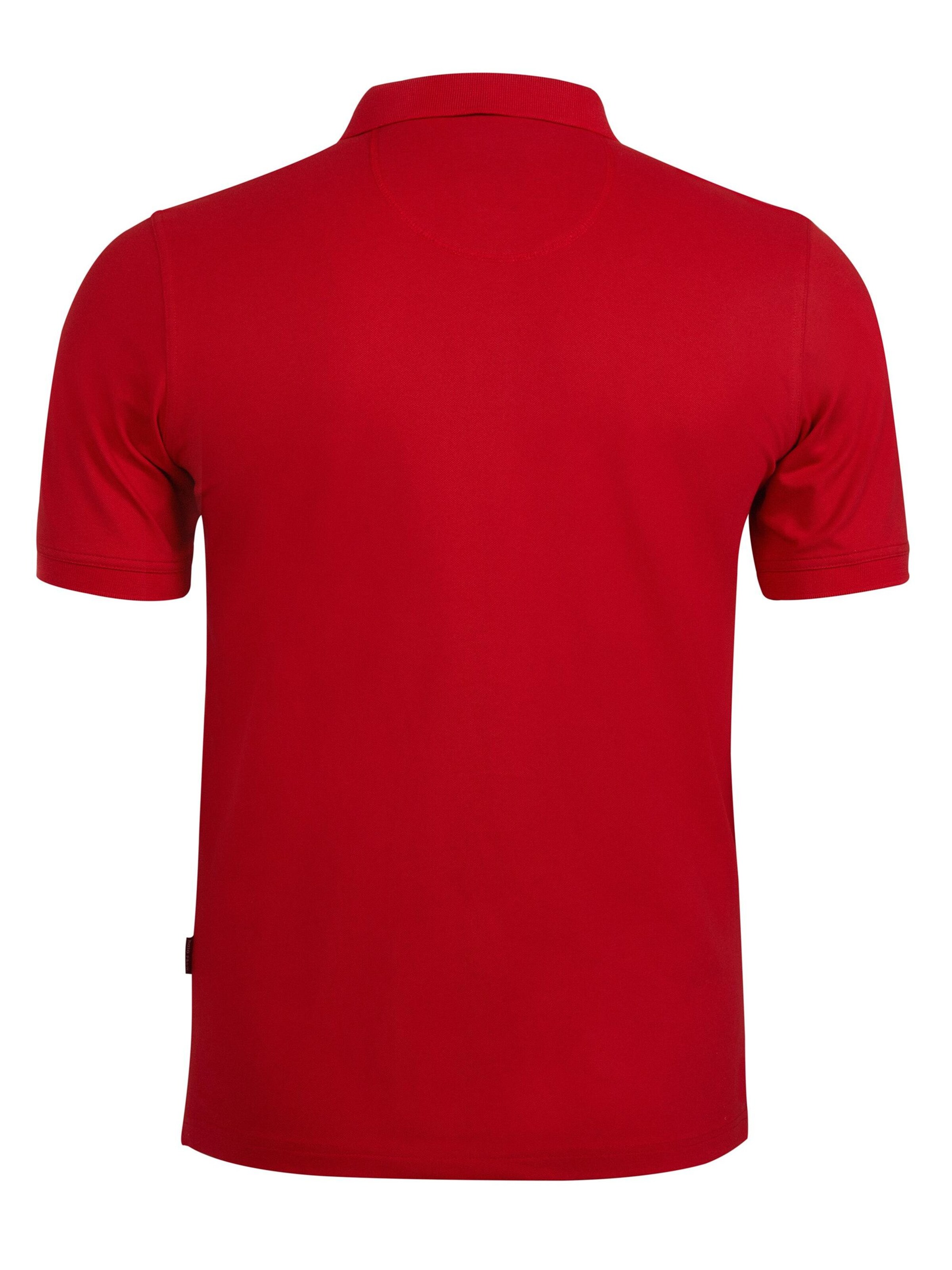 HAJO Shirt 'Basic Piqué-Poloshirt'‌‌‌‌‌‌‌‌ in Rot