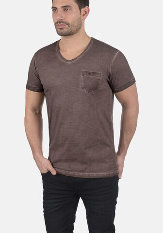 !Solid Shirt 'Tinny' in Brown: front