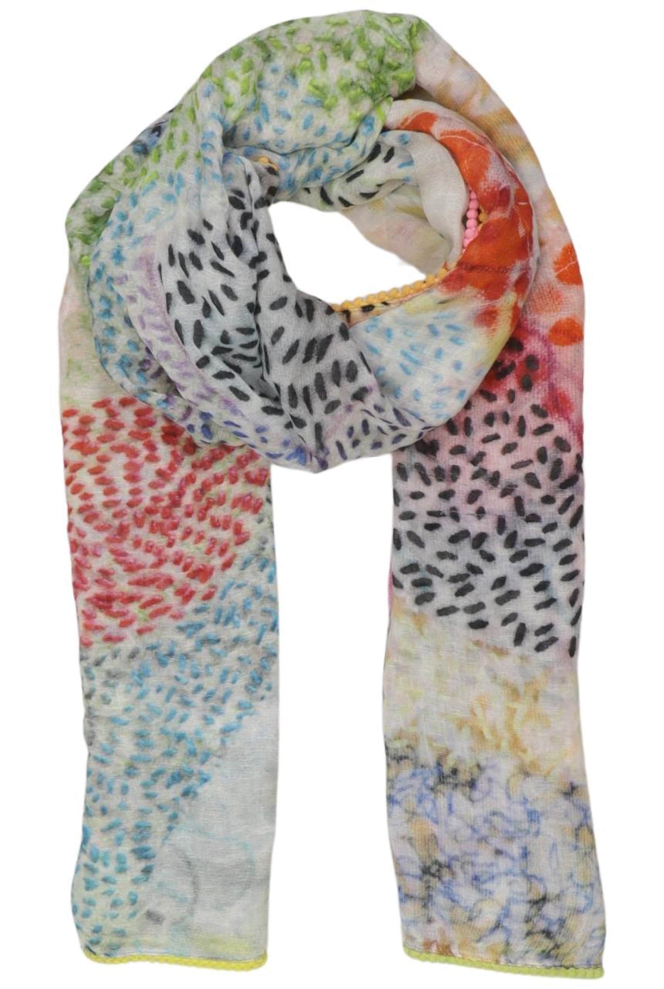 Zwillingsherz Scarf & Wrap in One size in Mixed colors: front