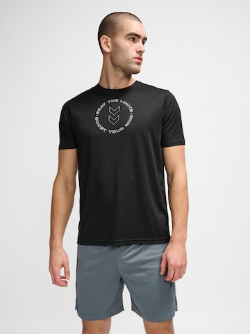 Hummel Functioneel shirt 'TE BOOST' in Zwart: voorkant