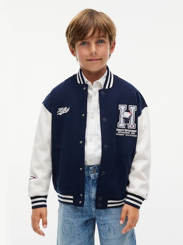 TOMMY HILFIGER Between-season jacket 'PEANUTS' in Blue: front