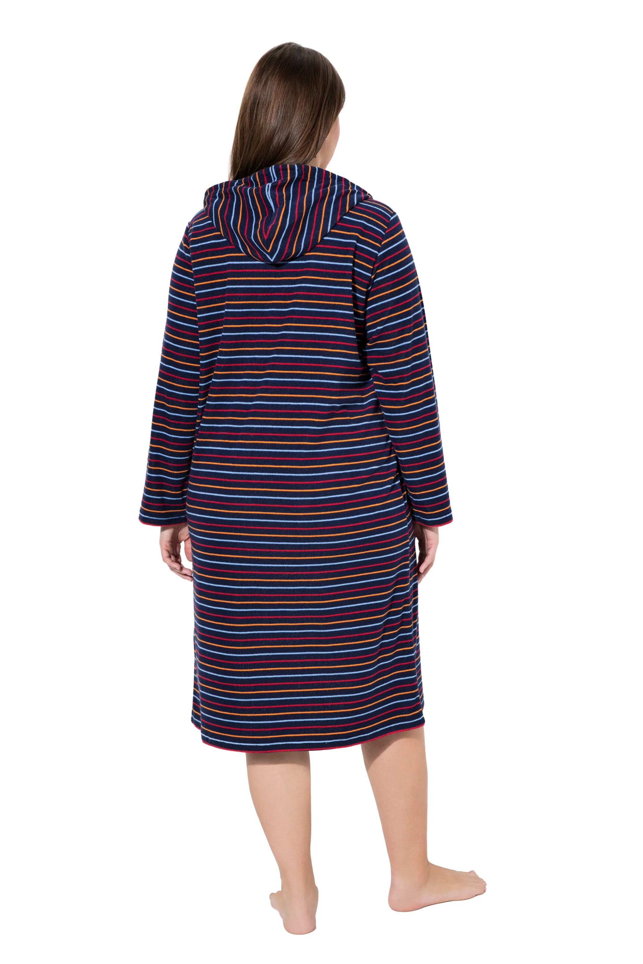 Ulla Popken Bathrobe long in Blue