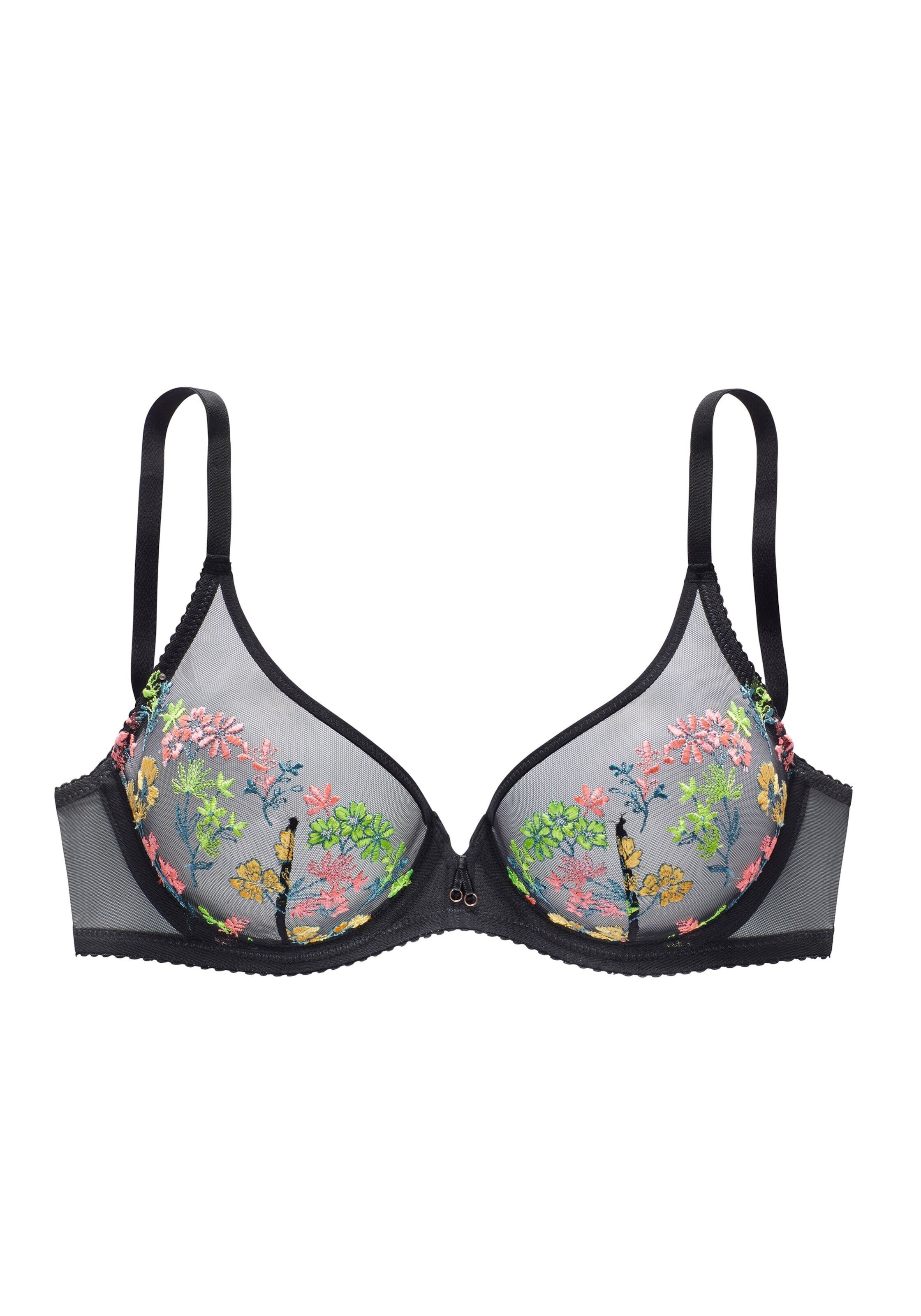 LASCANA T-shirt Bra in Black: front
