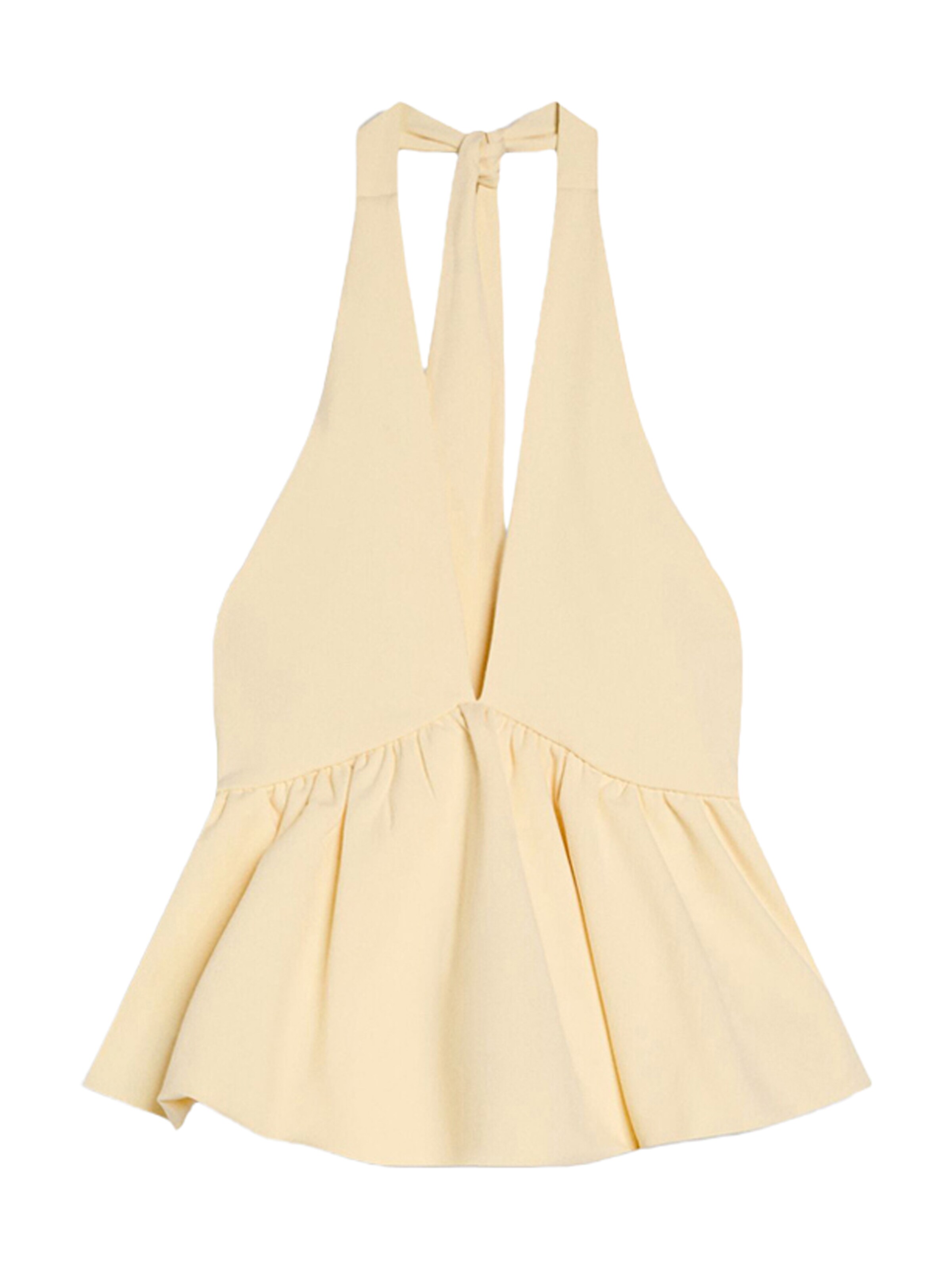 Bershka Toppi värissä keltainen, Tuotenäkymä