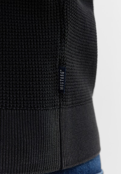 MUSTANG Pullover 'Elliot' in schwarz, Produktansicht