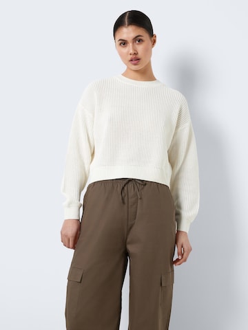 Noisy may Pullover 'Maysa' i hvid: forside