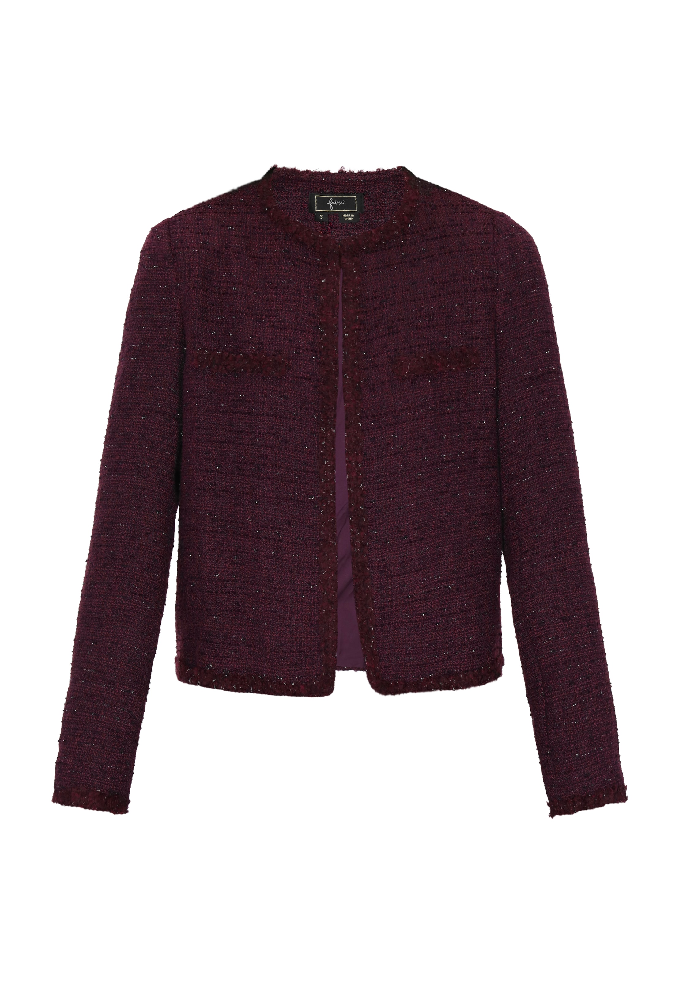 faina Prehodna jakna | vinsko rdeča barva, Prikaz izdelka