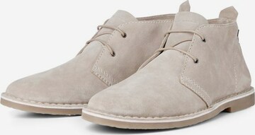 JACK & JONES Buty Chukka w kolorze beżowy