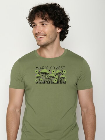 GREENBOMB Shirt ' Guide Magic Forest ' in Green