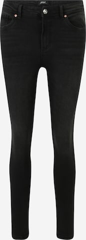 ONLY Curve Skinny Jeans 'WAUW' in Zwart: voorkant